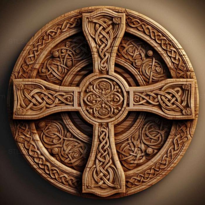 Ideas (Celtic Cross 3, IDEA_5723) 3D models for cnc